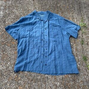 5.11 Tactical Casual Blue Button Down Shirt Concealed Pocket size 2X
